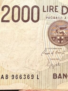 Italy 2000 LIRE 1990 Pre Euro MARCONI #206559452787